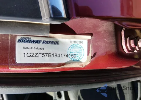 2008 Pontiac G6 Value Leader z USA, uszkodzony, nr VIN 1G2ZF57B184174159